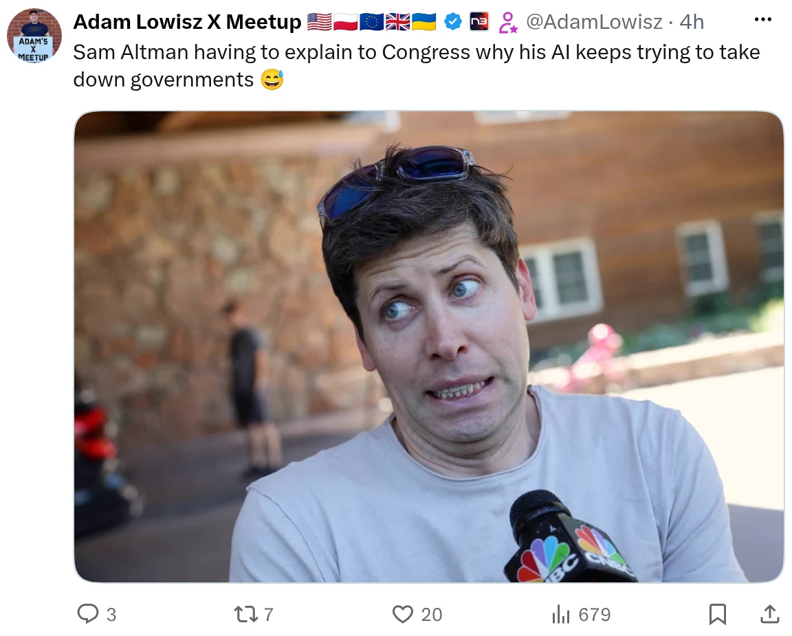 网友@AdamLowisz的回复,浏览量为679次。